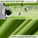 Quictent Upgraded Privacy 10' x 10' Pop Up Canopy-Green