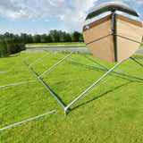 Quictent Upgraded 10' x 20' Heavy Duty Carport-Beige