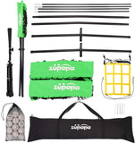 Zupapa Baseball Softball Practice Combo - 7 X 7 Feet Net Green